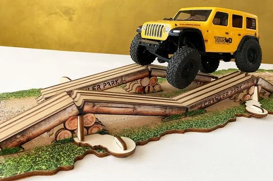 ToysWD Axes Crossing Obstacle For 1/24 RC Crawler Park Circuit — image 3 of 10