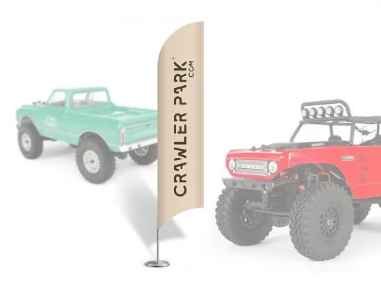 Crawler Park 1/24Th Scale Beach Flags (2Pcs) &mdash; image 2 of 2