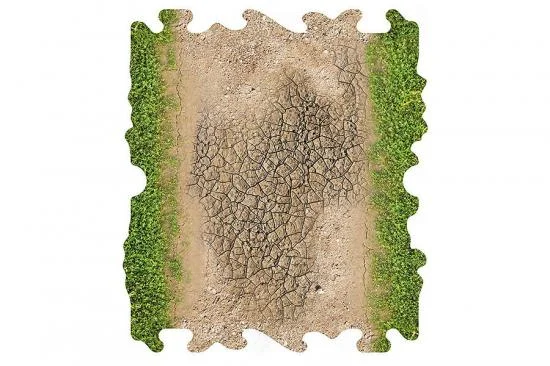 ToysWD 2 X Dirt And Grass Half Straights For 1/24 RC Crawler — image 4 of 4