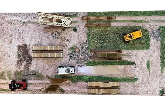 ToysWD Carpet Circuit Of 200 X 100Cm For 1/24 RC Crawler Park — image 8 of 12