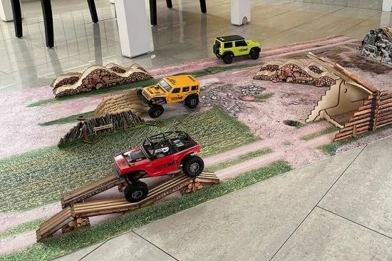 ToysWD Carpet Circuit Of 200 X 100Cm For 1/24 RC Crawler Park — image 6 of 12
