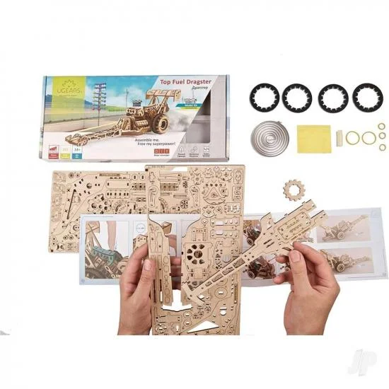UGears Top Fuel Dragster &mdash; image 3 of 10