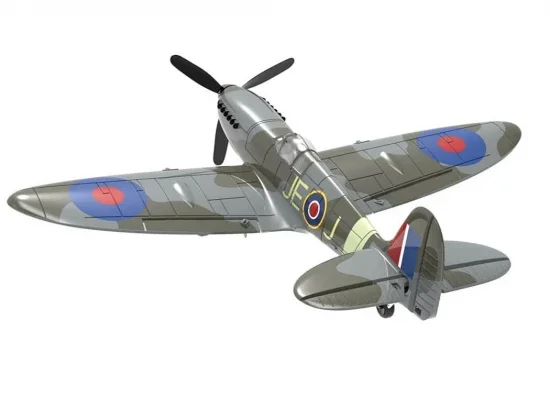 Volantex Spitfire 400mm Brushed RTF - Blue — image 11 of 12