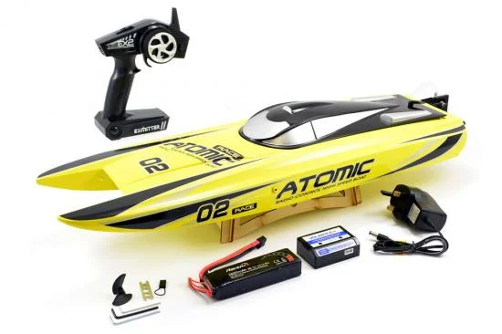 Volantex Racent Atomic Brushless Raceboat RTR Combo - Yellow — image 10 of 11