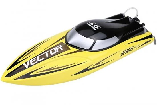 Volantex Racent Vector SR65CM Brushless Racing Boat - RTR - Yellow &mdash; image 4 of 4
