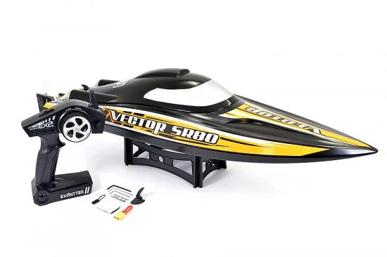 Volantex Vector SR80 Brushless Boat - Black/Orange — image 9 of 10