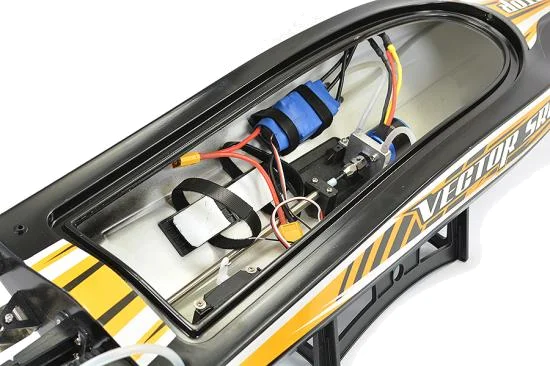 Volantex Vector SR80 Brushless Boat - Black/Orange — image 5 of 10