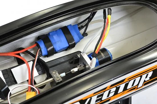 Volantex Vector SR80 Brushless Boat - Black/Orange — image 4 of 10