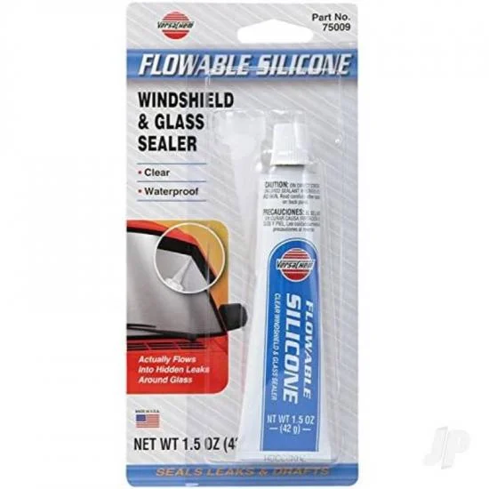 VersaChem 15oz Windshield + Glass Sealer Flowable Silicone (Tube, Carded) — image 1 of 2