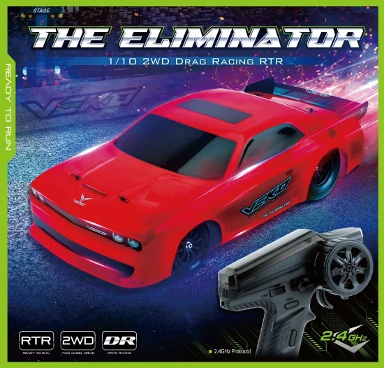 Veko Eliminator Charger 1:10 Carbon Drag Racer — image 11 of 11