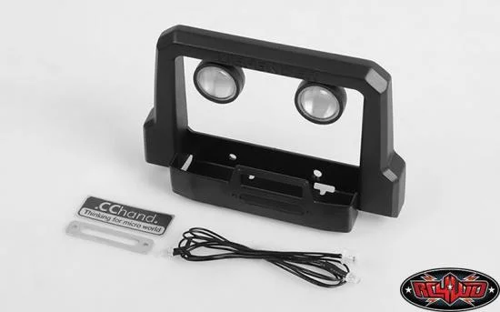 RC4WD Functional Metal Light & Winch Bumper for Land Rover Defender D90 — image 2 of 6