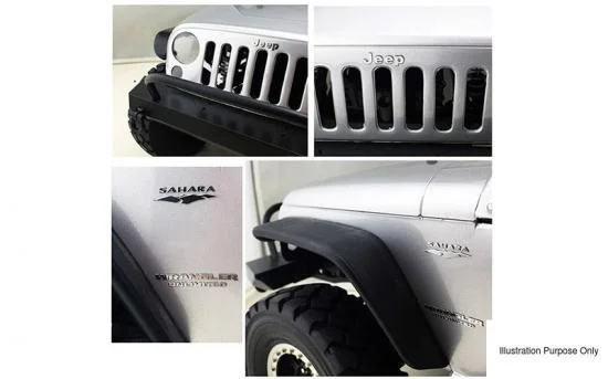 RC4WD Metal Emblems for Axial SCX10 Jeep Wrangler &mdash; image 2 of 3