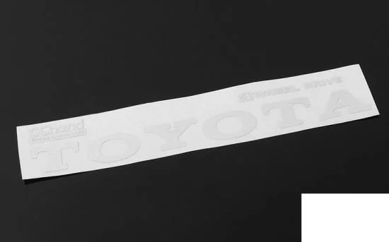 Metal Vintage Rear Emblem for TF2 Mojave Body (White) RC4WD — image 1 of 3