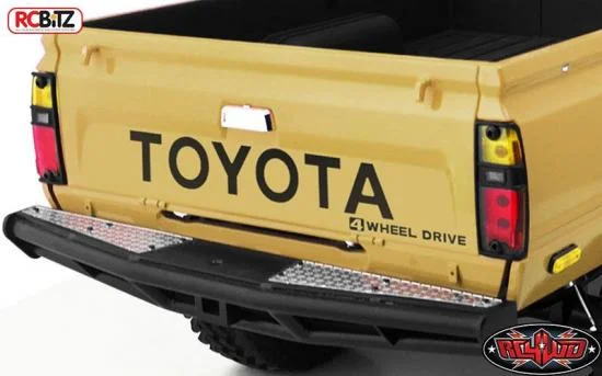 RC4WD Metal Rear Emblem for TF2 Mojave Body (Black) &mdash; image 2 of 3