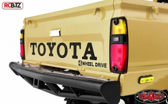 RC4WD Metal Vintage Rear Emblem for TF2 Mojave Body (Black) &mdash; image 2 of 3