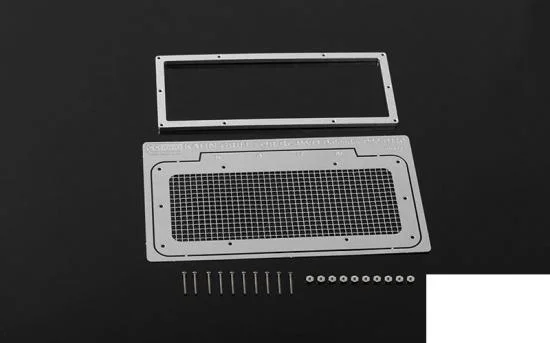 Kahn Style Front Grille for D90/D110 Bodies (Silver) RC4WD &mdash; image 2 of 6