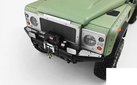 Kahn Style Front Grille for D90/D110 Bodies (Silver) RC4WD &mdash; image 5 of 6