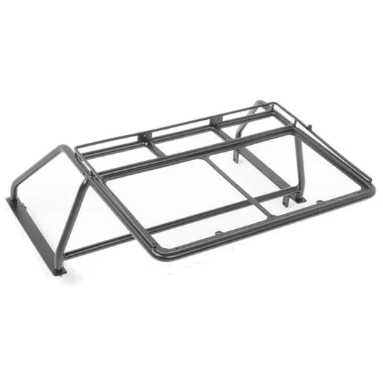 RC4WD Roof Rack - Rollbar - Light Bar Combo For RC4WD Chevy Blazer Body (Black) — image 1 of 7