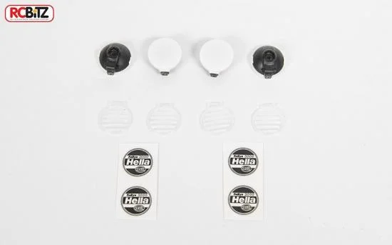 RC4WD 1:10 Hella Style Lights with Covers (4) — image 2 of 4