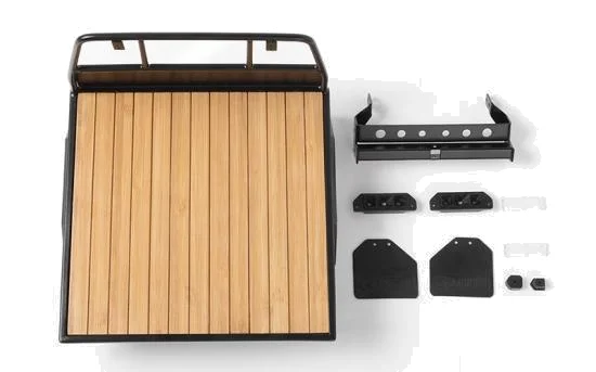 Wood Flatbed w/Mudflaps for Mojave II Four Door Body Set RC4WD — image 4 of 7