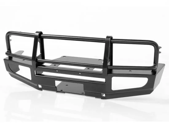 RC4WD Trifecta Front Bumper - Sliders + Side Bars For Land Cruiser Lc70 Body (Black) — image 10 of 11