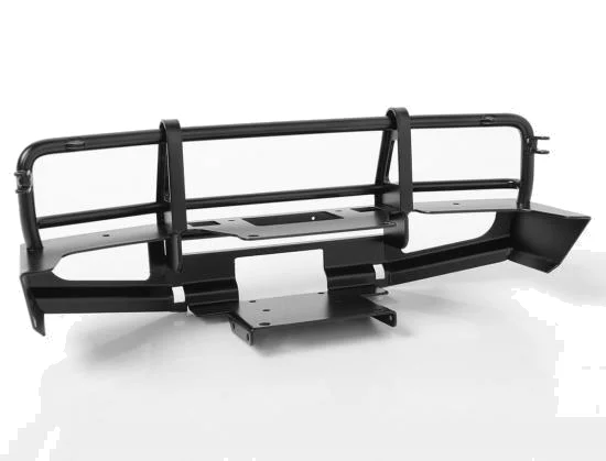 RC4WD Trifecta Front Bumper - Sliders + Side Bars For Land Cruiser Lc70 Body (Black) — image 9 of 11