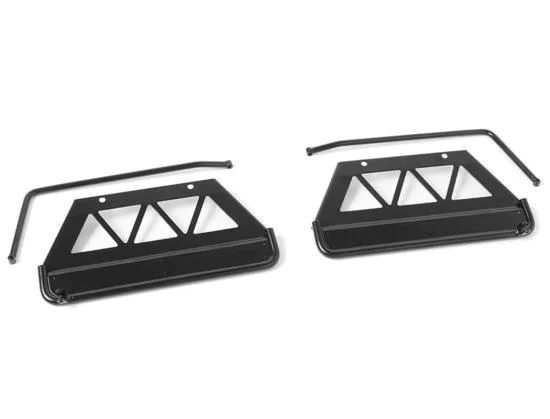 RC4WD Trifecta Front Bumper - Sliders + Side Bars For Land Cruiser Lc70 Body (Black) — image 7 of 11
