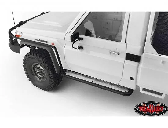 RC4WD Trifecta Front Bumper - Sliders + Side Bars For Land Cruiser Lc70 Body (Black) — image 11 of 11