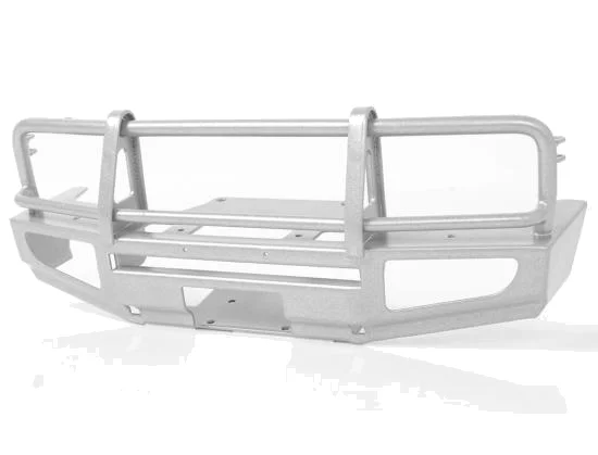 RC4WD Trifecta Front Bumper - Sliders + Side Bars For Land Cruiser Lc70 Body (Silver) — image 9 of 10