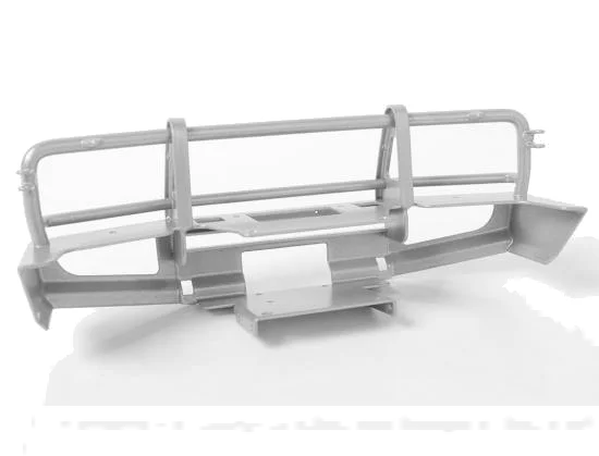 RC4WD Trifecta Front Bumper - Sliders + Side Bars For Land Cruiser Lc70 Body (Silver) — image 8 of 10