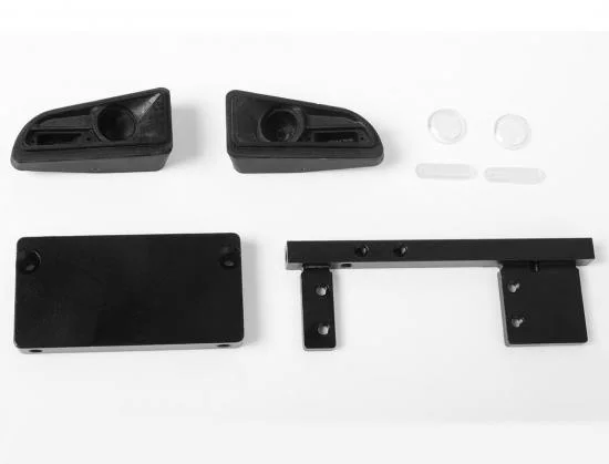 RC4WD Trifecta Front Bumper - Sliders + Side Bars For Land Cruiser Lc70 Body (Silver) — image 4 of 10