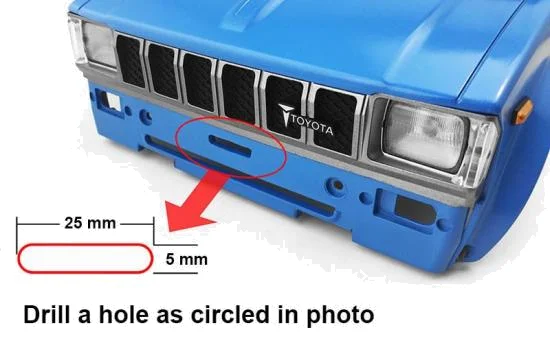 RC4WD Kangaroo Front Bumper for Mojave II 2/4 Door Body Set (Black) RC4WD — image 8 of 12