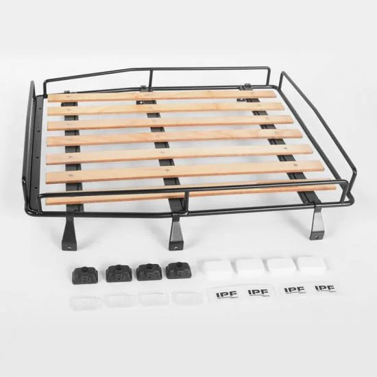 RC4WD Wood Roof Rack W/Lights For RC4WD Cruiser Body — image 1 of 10