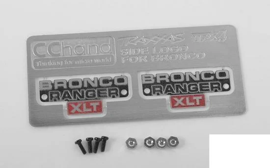 Side Metal Emblem for Traxxas TRX-4 79 Bronco Ranger XLT RC4WD — image 1 of 4