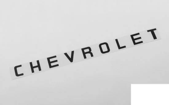 Rear Metal Logo for Axial SCX10 II 1969 Chevrolet Blazer (Black) RC4WD — image 1 of 3