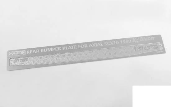 Rear Bumper Diamond Plates for Axial SCX10 II 1969 Chevrolet Blazer RC4WD — image 3 of 4