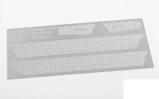 Side Diamond Plates for Axial SCX10 II 1969 Chevrolet Blazer RC4WD &mdash; image 2 of 5