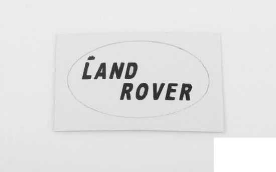 Rear Logo Decal for JS Scale 1:10 Range Rover Classic Body RC4WD — image 1 of 3
