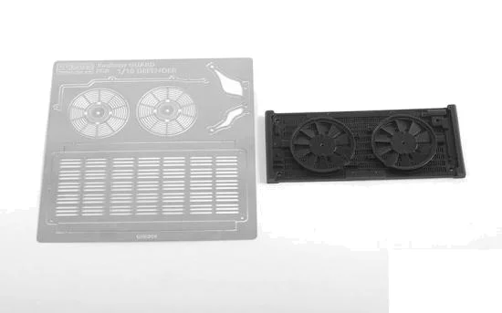 Scale Radiator for Gelande II D90 D110 RC4WD metal Grill w/ fans RC RC4WD — image 2 of 5