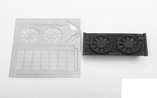 Scale Radiator for Traxxas TRX-4 Land Rover Defender RC4WD w fans RC4WD &mdash; image 3 of 6
