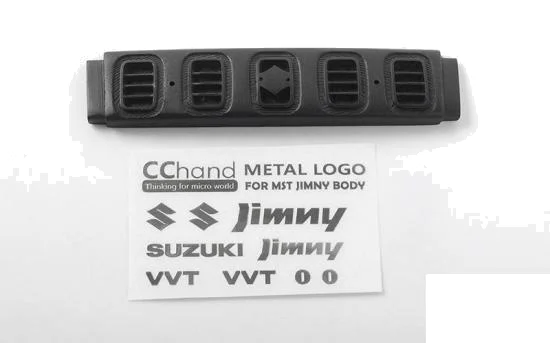 Front Grille for MST 1:10 CMX w/ Jimny J3 Body w/ Front Metal Decals RC4WD — image 5 of 5
