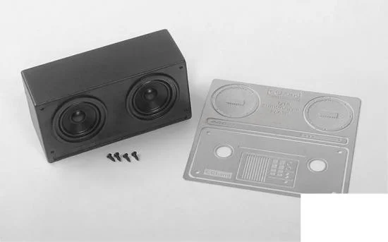 1:10 Subwoofer RC4WD 10th dual sud speaker box w/ grill details TOY RC4WD — image 13 of 14