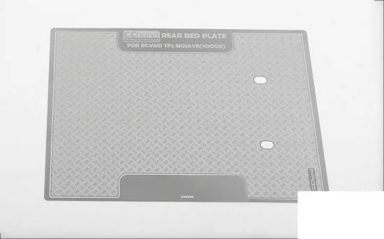 Diamond Plate Rear Bed for RC4WD Trail Finder 2 RTR w/Mojave II Body Set RC4WD &mdash; image 2 of 5