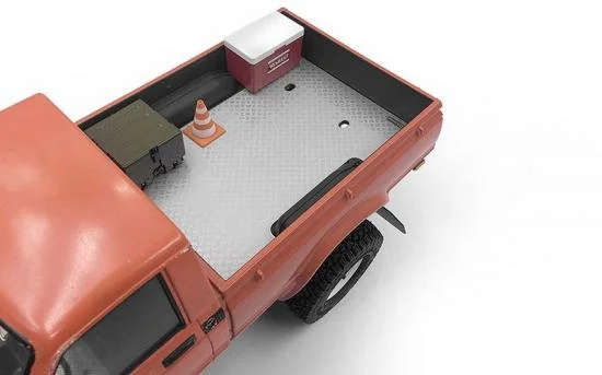 Diamond Plate Rear Bed for RC4WD Trail Finder 2 RTR w/Mojave II Body Set RC4WD &mdash; image 4 of 5