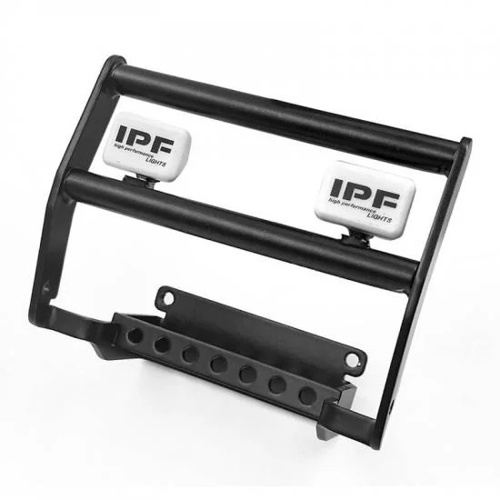 RC4WD Steel Push Bar Front Bumper W/Ipf Lights For 1985 Toyota 4Runner Hard Body — image 1 of 8