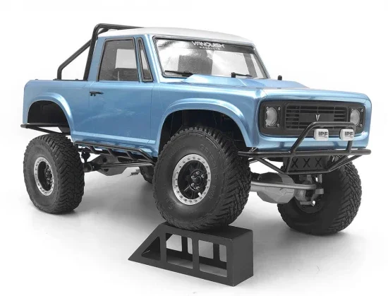 RC4WD Tri-X Steel Stinger Front Bumper W/Ipf Lights For Vanquish Vs4-10 Origin Body (Black) — image 7 of 8