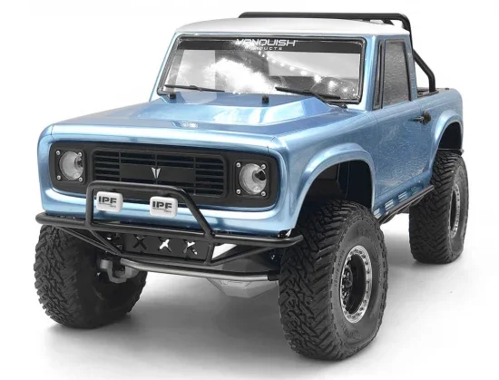 RC4WD Tri-X Steel Stinger Front Bumper W/Ipf Lights For Vanquish Vs4-10 Origin Body (Black) — image 8 of 8
