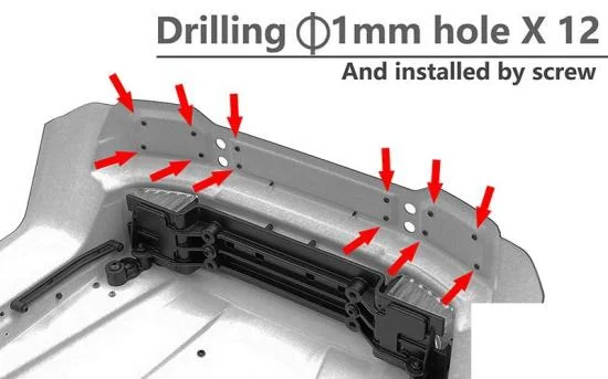 Air Vent Guards for Traxxas Mercedes-Benz G Trucks RC4WD — image 3 of 6