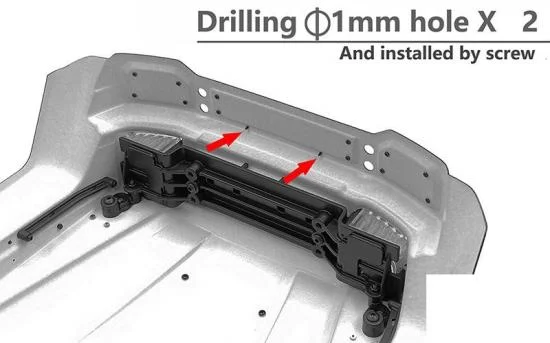 Air Intake Scoop for Traxxas Mercedes-Benz G Trucks RC4WD — image 4 of 6