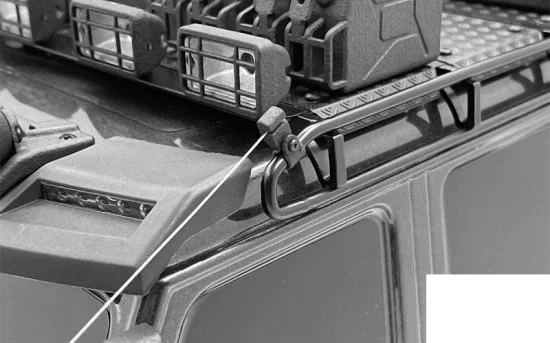 Steel Limb Risers for Traxxas Mercedes-Benz G Trucks RC4WD — image 6 of 7